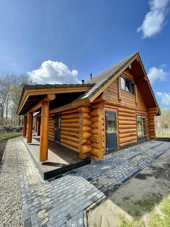 Unieke Houten Villa Met Sauna In Twente - 5P Den Ham Екстериор снимка