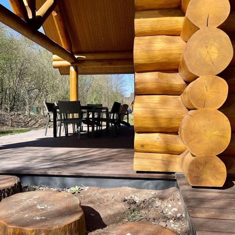 Unieke Houten Villa Met Sauna In Twente - 5P Den Ham Екстериор снимка