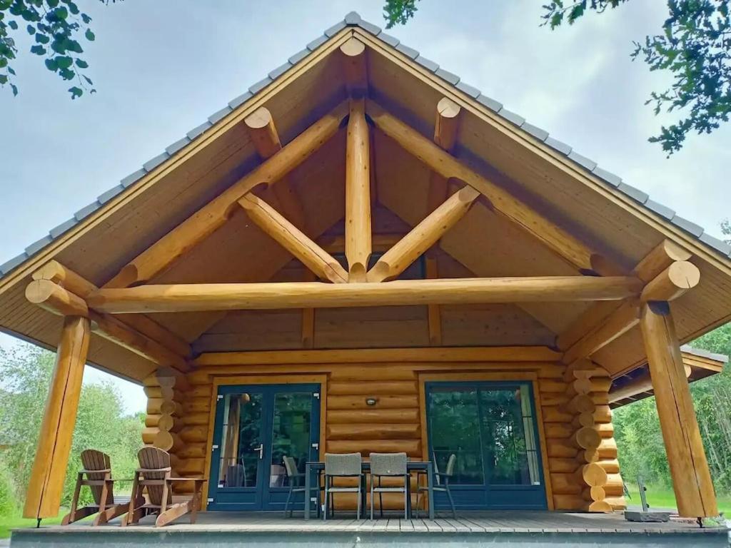 Unieke Houten Villa Met Sauna In Twente - 5P Den Ham Екстериор снимка