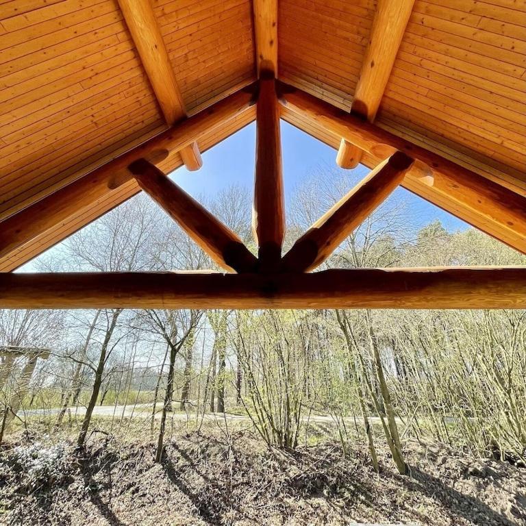 Unieke Houten Villa Met Sauna In Twente - 5P Den Ham Екстериор снимка